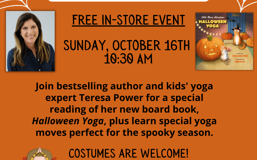 Halloween Yoga Storytime at Chevalier’s Books