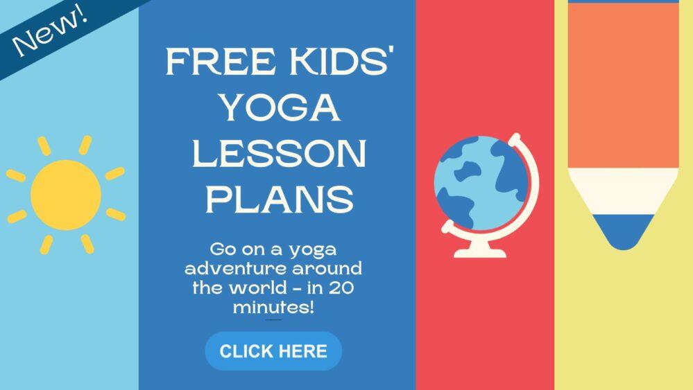 Kids' Yoga Lesson Plan Banner