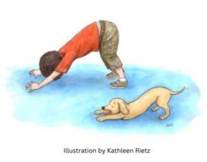 Dog Kids Yoga Pose